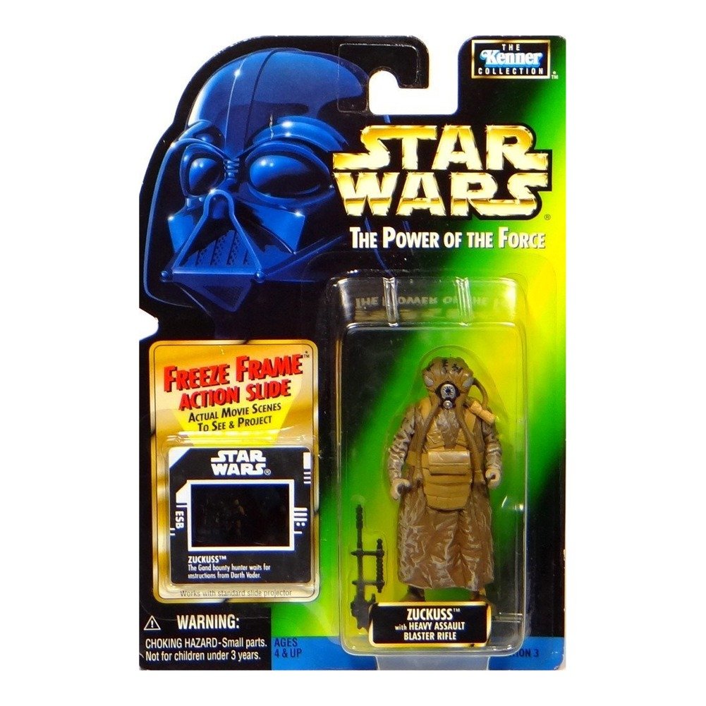 Star Wars Potf2 Power Of The Force Zuckuss Action Figure With Freeze Frame