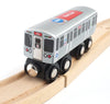 Muni Pals Munipals Chicago Transit Authority Wooden Railway Red Line–Child Safe And Tested Wood Toy Train