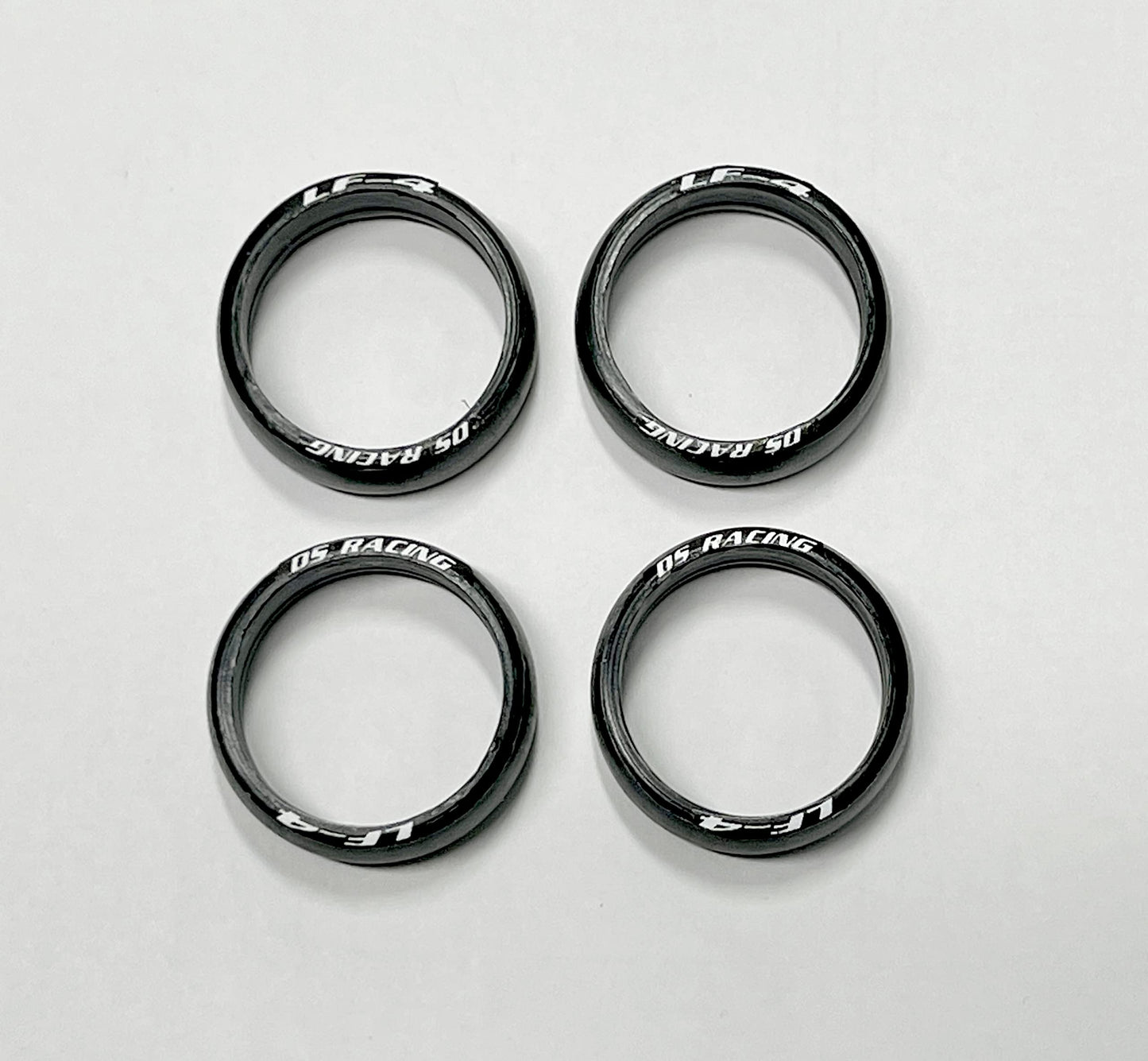 DS Racing MI-LF4 4-Piece Drift Tires Set for Kyosho Mini-Z AWD MA020 RC 1/24 1/28 Mini-Q DRZ GLD (20mm Diameter) (Four Narrow Ti