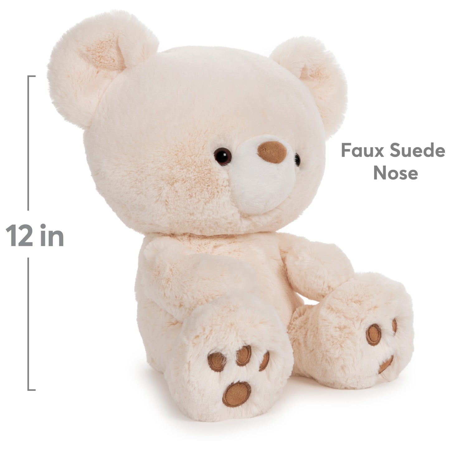 GUND Kai Teddy Bear - Premium Plush Stuffed Animal, 12 Vanilla/Cream, Ideal for Ages 1 & Up