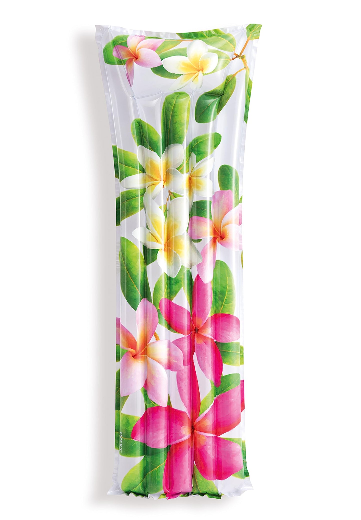 Intex Inflatable Floating Fashion Mat: Durable Vinyl – 2 Air Chambers – 220Lb Weight Capacity – Style May Vary – One Mat