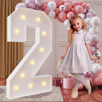 Imprsv 4Ft Marquee Numbers,Diy Marquee Light Up Number For 21St Birthday Decorations, Party Party Decorations,Anniversary Party