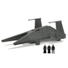 Star Wars Micro Galaxy Squadron Inquisitor Transport Scythe - 7-Inch Starship Class Vehicle With Three 1-Inch Micro Figure Accessories
