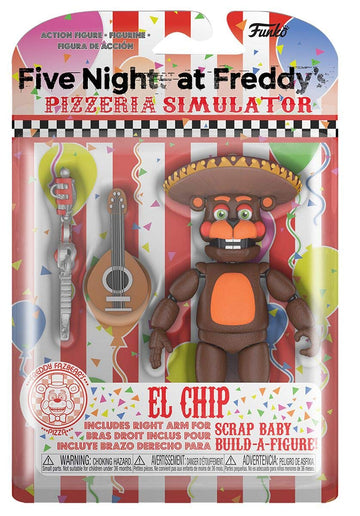 Funko Five Nights at Freddy's El Chip Action Figure - Multicolor Collectible - Official Merchandise for Kids & Adults