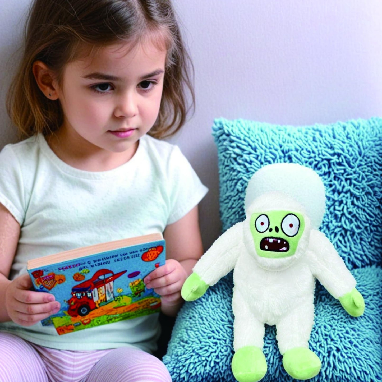 Dyharnsty Plants Vs Zombies Plush Toys Yeti Zombie Soft Figure Doll, Gifts For Kids Birthday,Halloween And Christmas