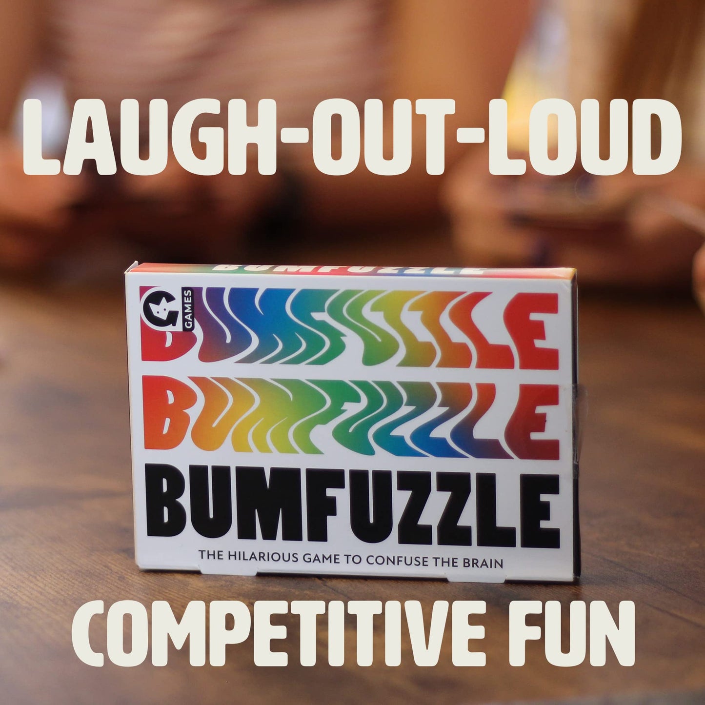 Ginger Fox - Bumfuzzle Card Game, Quick-Thinking Card Games For Adults & Kids, Hilarious Family Card Games, Fast-Paced Card Games For Family Game Night, Sleepover & Parties, Age 12+, 80 Cards