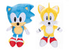 Sonic The Hedgehog 9" Plush 2-Pack - Collectible Stuffed Toys, Sonic & Tails, Polyester, Model 423664-PB