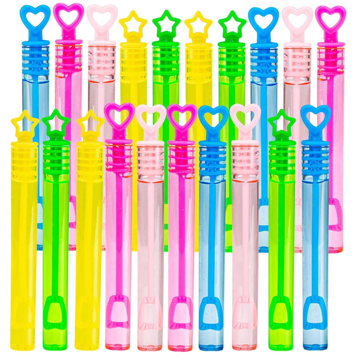 Maqihan 30Pcs Mini Bubble Wands Bulk - Bubbles Party Favors Small Bubble Wands For Summer Outdoor Party Themed Birthday Wedding