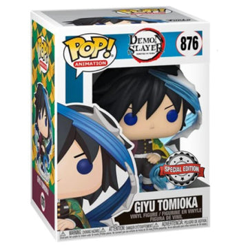 Funko Giyu Tomioka Pop Figure - AAA Anime Exclusive - Blue and White - Model 51721