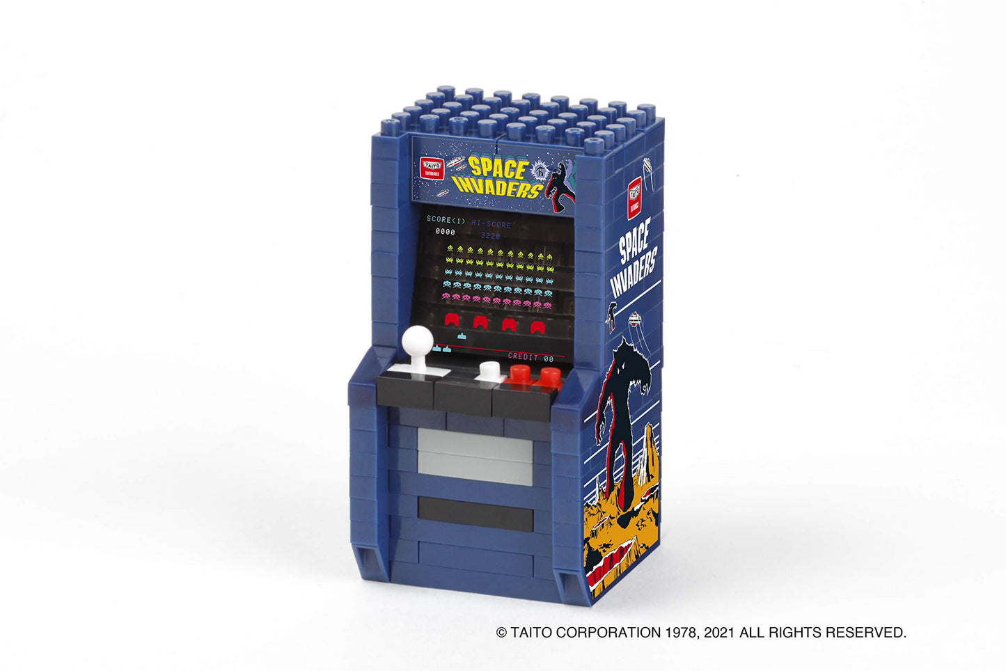 Nanoblock - Space Invaders - Space Invaders Arcade Cabinet, Character Collection Series Building Kit