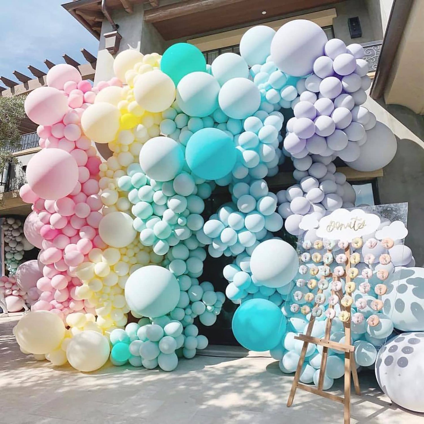 Kalor 18 Inch Pastel Green Balloons, 10Pcs Thick Latex Round Helium Balloons For Birthday Family Party Wedding Party Baby Shower Decoration Supplies