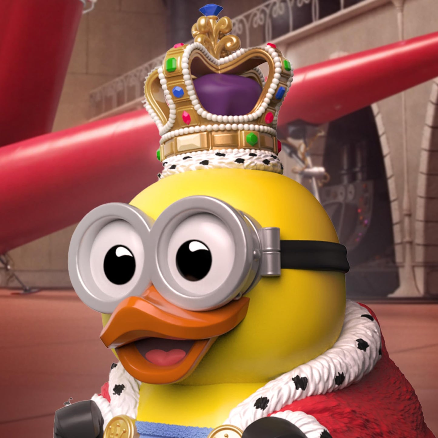 Tubbz First Edition Minions King Bob Collectible Vinyl Rubber Duck Figure - Official Universal Despicable Me 4 Minions Merchandise - Kids Tv, Movies & Video Games