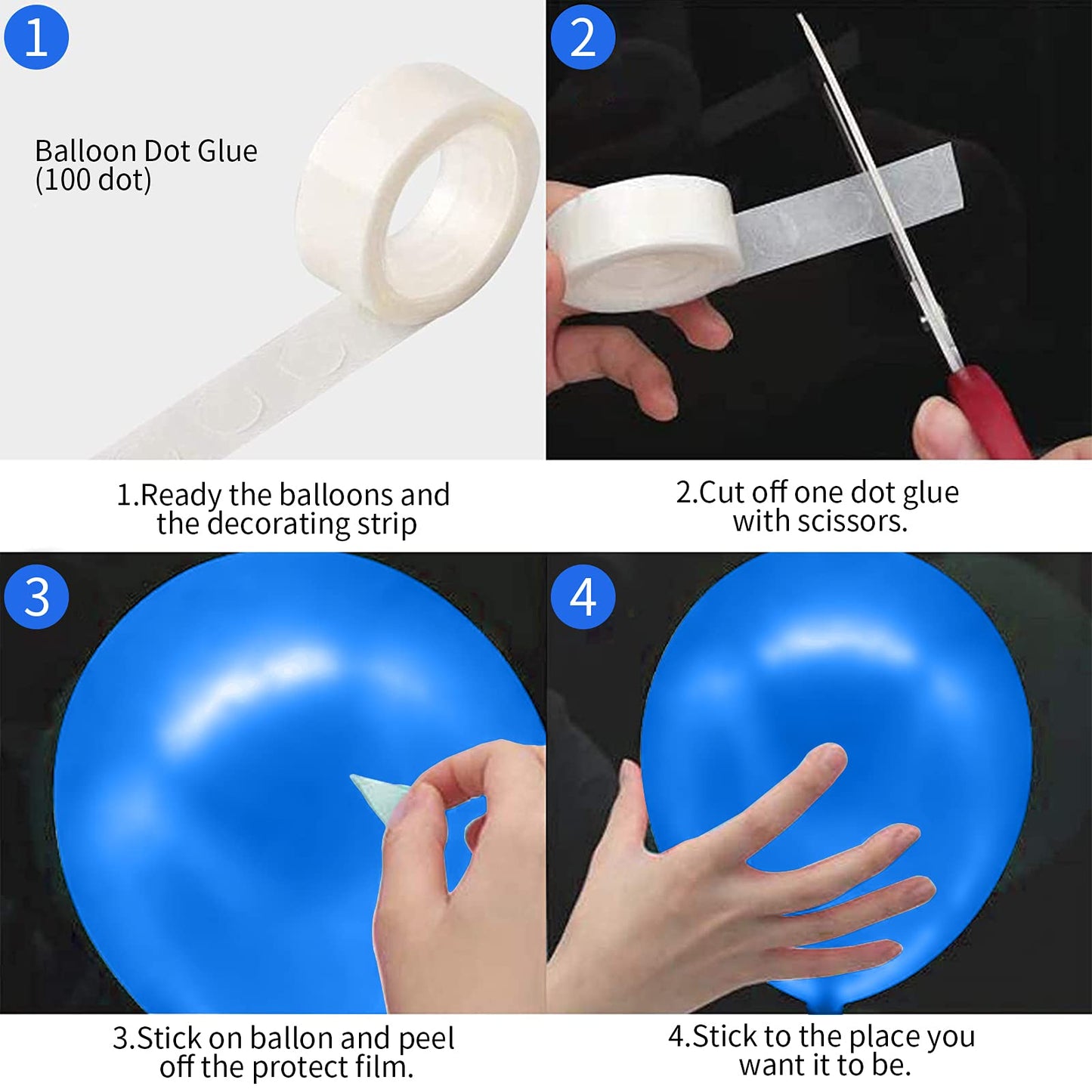 Balloon Arch Garland Kit, Space Balloon Decor Blue Balloon Garland Kit, Royal Navy Blue And Orange Blue And Metallic Silver Balloon Arch Kit For Outer Space Party Theme Supplies Baby Shower Birthday