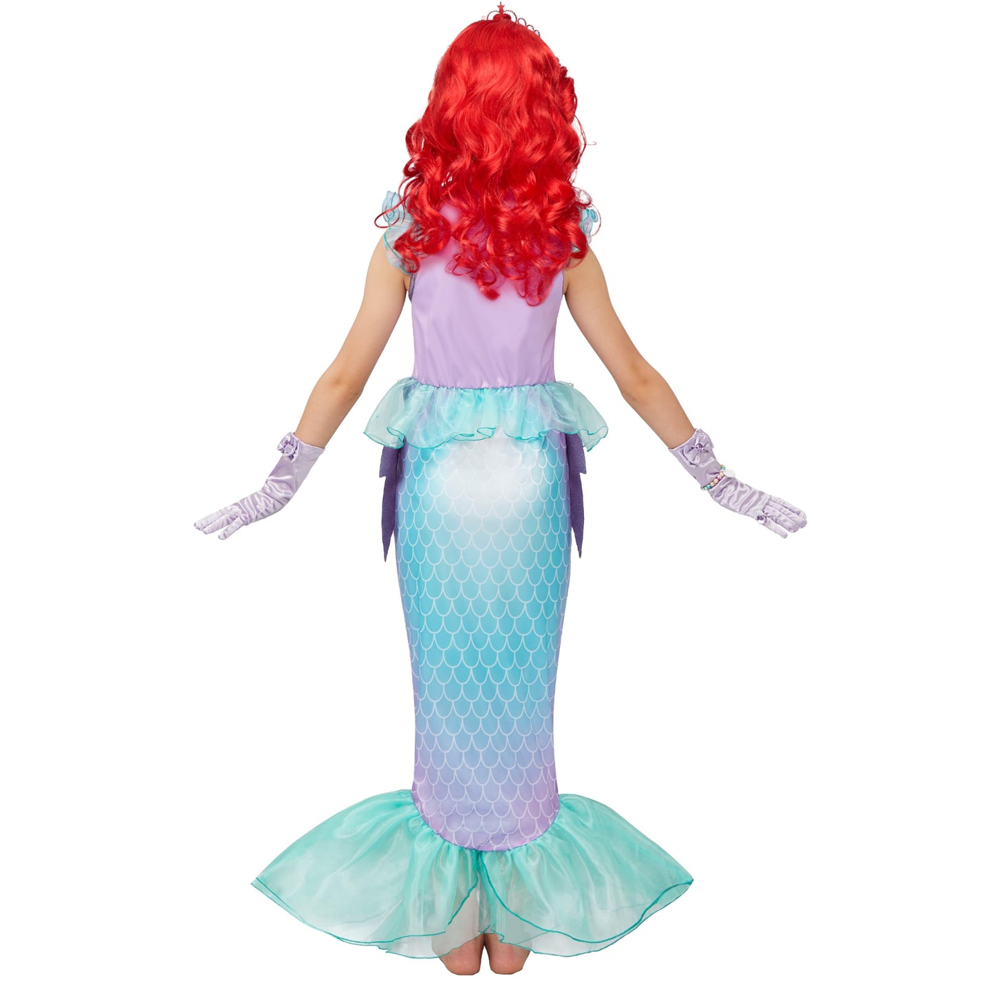 Spooktacular Creations Halloween Mermaid Costume For Girls, Purple Little Mermaid Dress, Princess Dress Up For Girls 4-6 Toddler