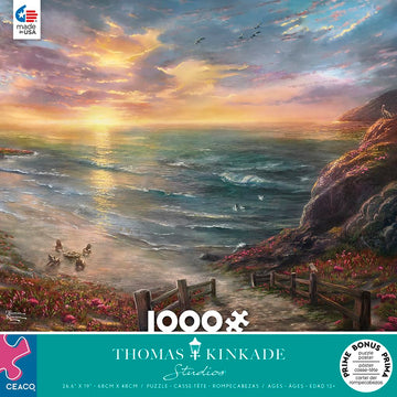 Ceaco - Thomas Kinkade - Beachside Gathering - 1000 Piece Jigsaw Puzzle