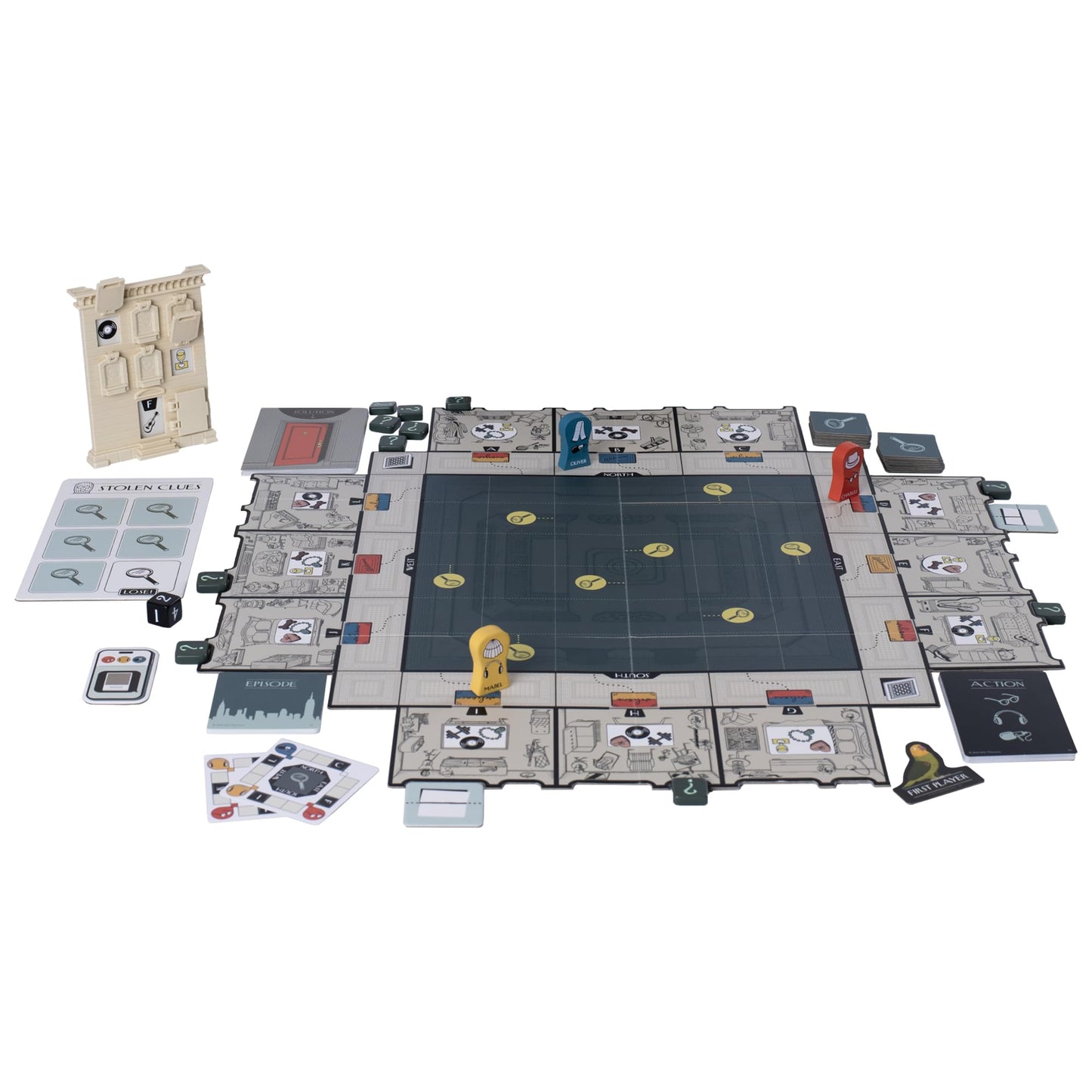 FUNKO GAMES Only Murders in The Building Multicolor Board Game - Fun Detective Party Game for Fans and Families