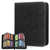 Old Canal Top Loader Binder 4 Pockets Card Binder Holds 112 Top Loaders enhanced Trading Card Collection Holder Top Loader Storage Album for TCG Sports Cards Black (FOR TOP LOADERS ONLY)