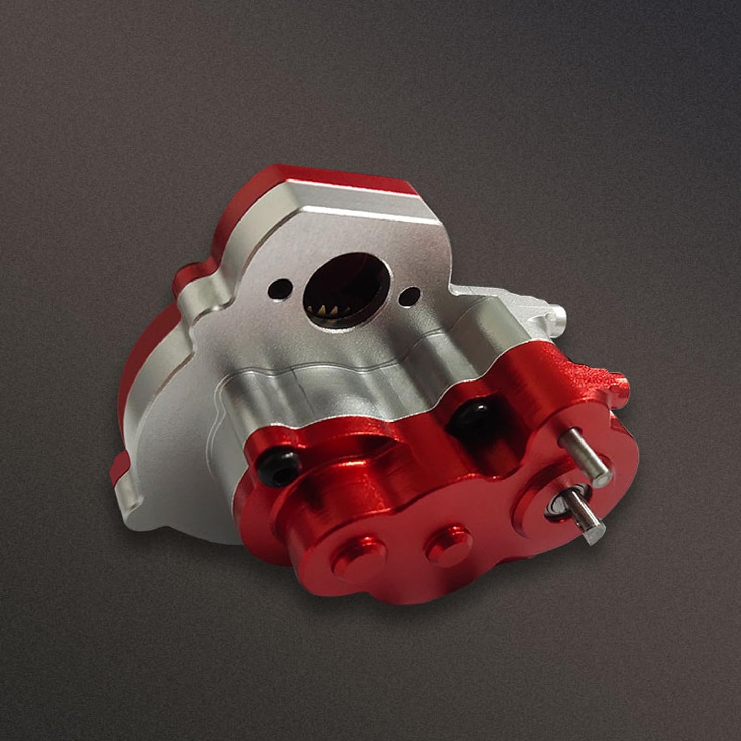 Rc Metal Transmission Center Gearbox Case With Gear For Fms Fcx18 Lc80 1/18 Rc Crawler Car Upgrades Parts Complete Gearbox Trans