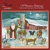 Heritage Puzzle A Christmas Gathering - 550 Pieces Jigsaw Puzzle For Adults - Size 24' X 18' Seasonal Festive Holiday Scene With Winter Charm - Frameable Artwork - Made In U.S.A.