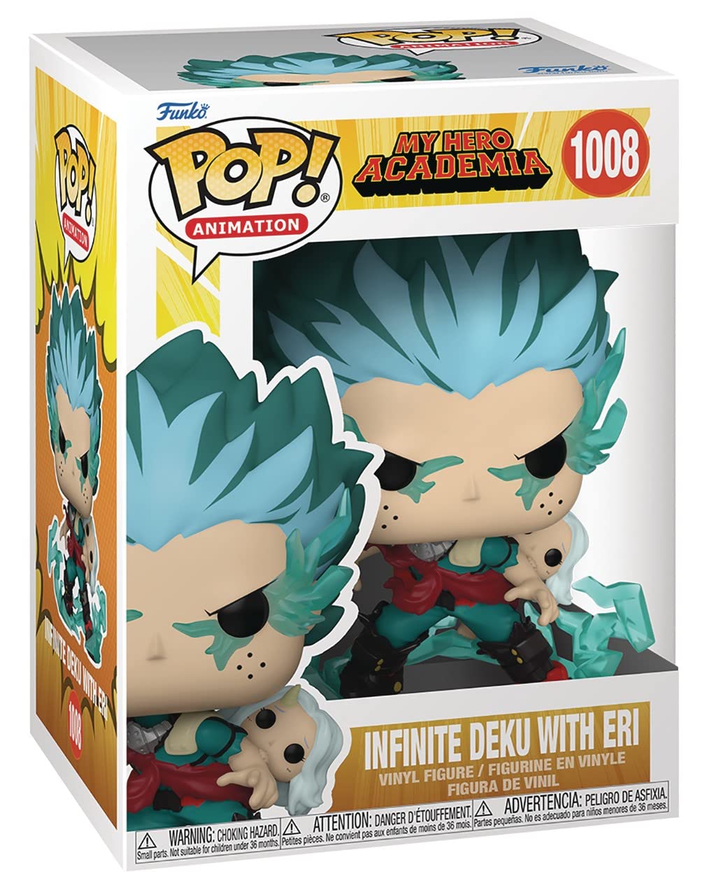 My Hero Acadamia - Infinite Deku With Eri Funko Pop! 3 ¾ Inches Vinyl Figure (Bundled With Compatible Pop Box Protector Case)