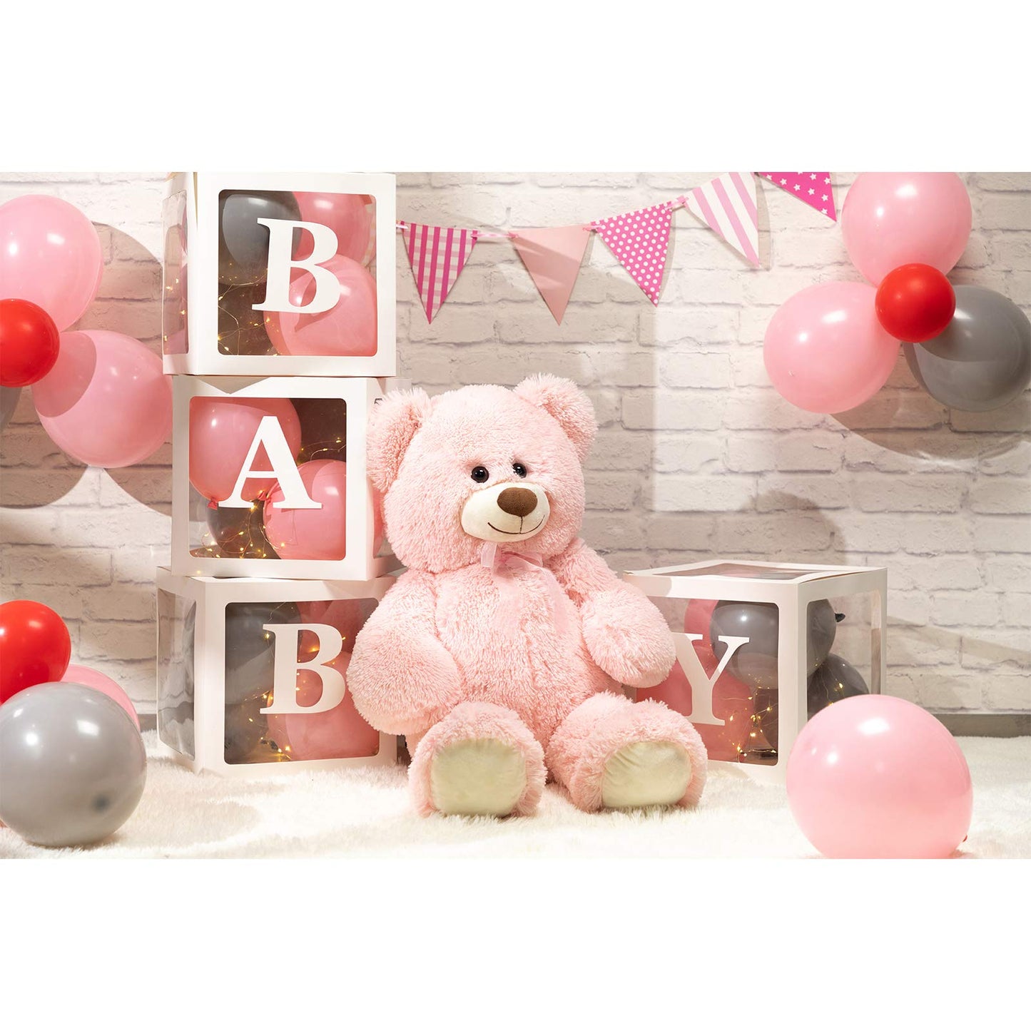 Hollyhome Teddy Bear Plush Giant Teddy Bears Stuffed Animals Teddy Bear Love 36 Inch Pink