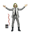 NECA Beetlejuice Collectible Action Figure |Officially Licensed Movie Classic, (1988) Black & White Suit, 7 Scale