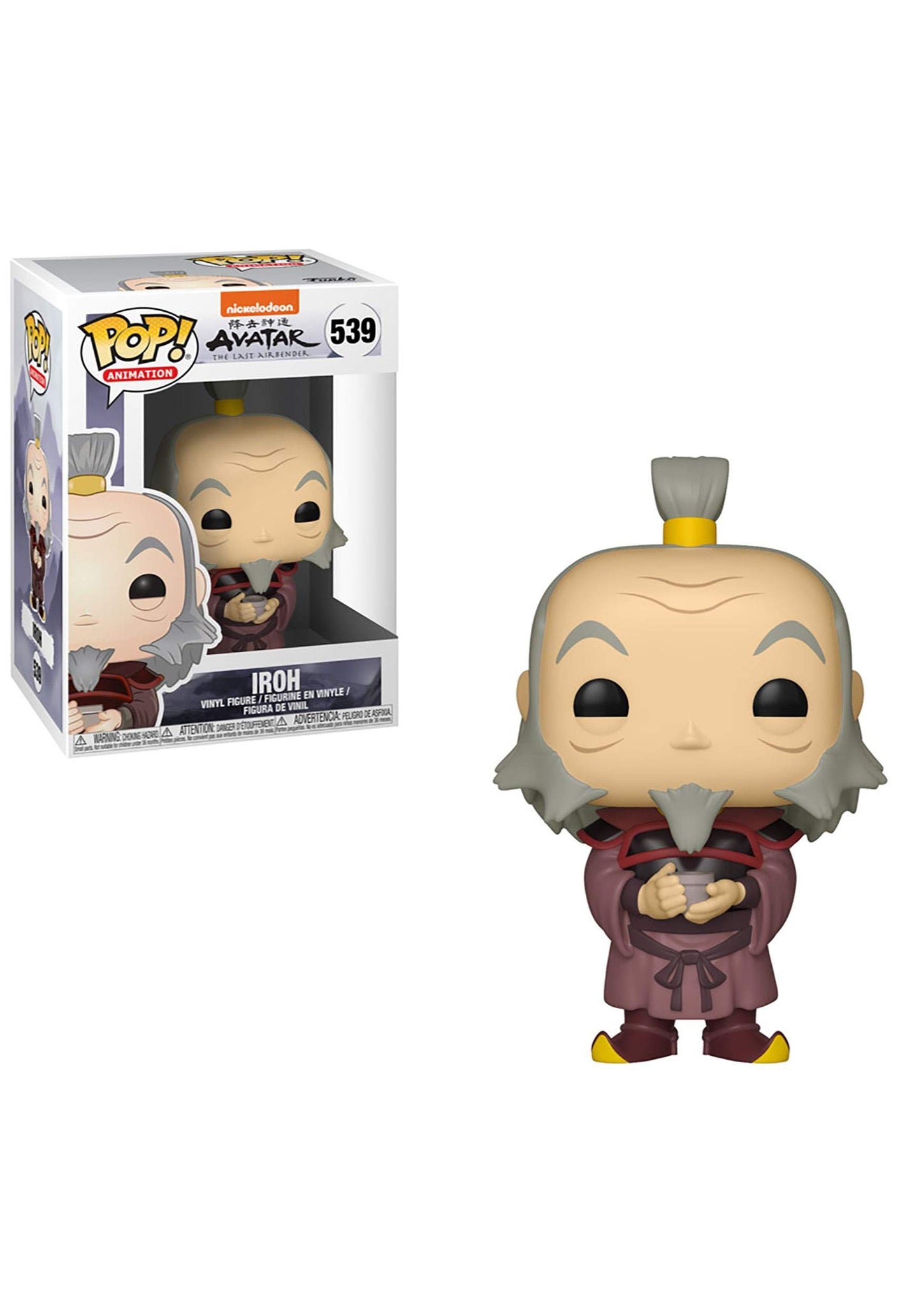 Funko Pop! Animation: Avatar - Iroh With Tea Toy, Multicolor