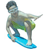 Poolmaster Surf Board Kickboard Pool Toy, Blue Foam, 10.5" x 29", Model 05161