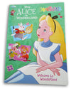 Alice In Wonderland Coloring And Activity Book Colortivity ''Welcome To Wonderland'' - 80 Pages