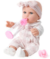 BDDOLL 12'' Baby Doll and Clothes Accessories Playset with Feeding Bottle Pacifier First Baby Dolls for Toddlers 36 Months and Up