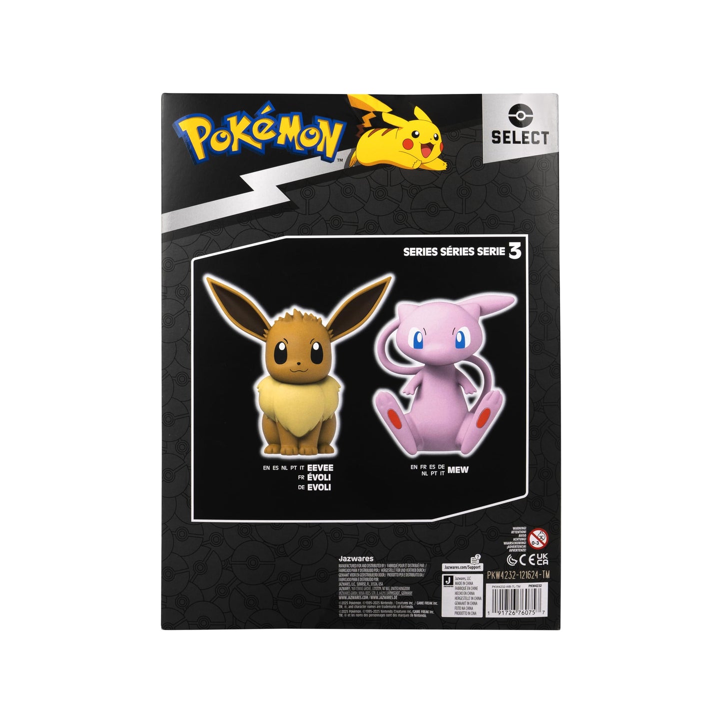 Pokemon Mew Select Vinyl Figure - 4-Inch Figure Made From High-Quality Vinyl