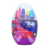 Innovative Designs Trolls Activity Egg Craft Kit | Coloring Pages | Stickers | Markers | Crayons,Purple