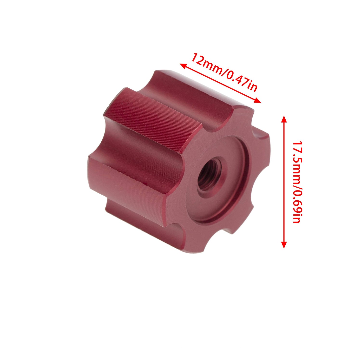 Treehobby Metal 1.9/2.2 Inch Wheel Hub Tire Installation&Removal Tool for 1/10 RC Crawler Car Upgrade Parts (Red)