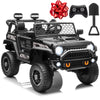 Joyracer 24V Kids Electric Ride On Truck W/4X200W, 4Wd/2Wd Switchable Xl 2 Seater Ride On Car W/20 ' ' Seat, Remote Control Powe
