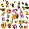 HOGOKIDS Animals Building Block Toy Set, 20 Pack Multi Color, Model C0378, Perfect for Kids Ages 6-12, Great for Party Favors and Gifts