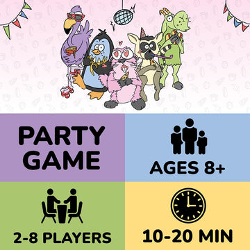 Usaopoly Mish Match | Fast Paced Party Game For 2-8 Players | Ages 8+ | Card Game For Family Night Fun