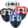 Pokonboy 4 Pack Detachable Masks, Tactical Mask With Goggles Compatible With Nerf Rival, Apollo, Zeus, Khaos, Atlas, & Artemis Blasters Rival Mask