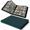 Arkeiliy enhanced Ringless Trading Card Binder - 1024 Capacity 16 Side-Loading Pockets per Page Archival Quality Protection & Anti-Slip Spine for TCG MTG Sports Cards (Viridian)