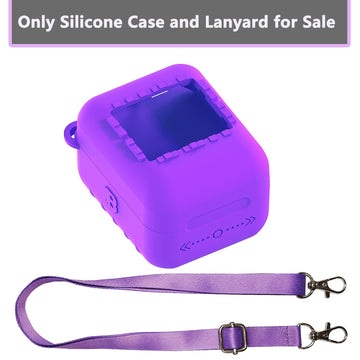 Silicone Case For Bitzee Original Interactive Toy Digital Pet With 15 Animals, Protective Skin Cover For Bitzee Original Virtual Electronic Digital Pet Accessories(Case For Bitzee Orginal) (Purple)