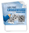 ZOCO - Large Print Crossword Puzzle Books (25 Bulk Pack) - Games for Adults, The Visually Impaired, Seniors - Gifts for Assisted