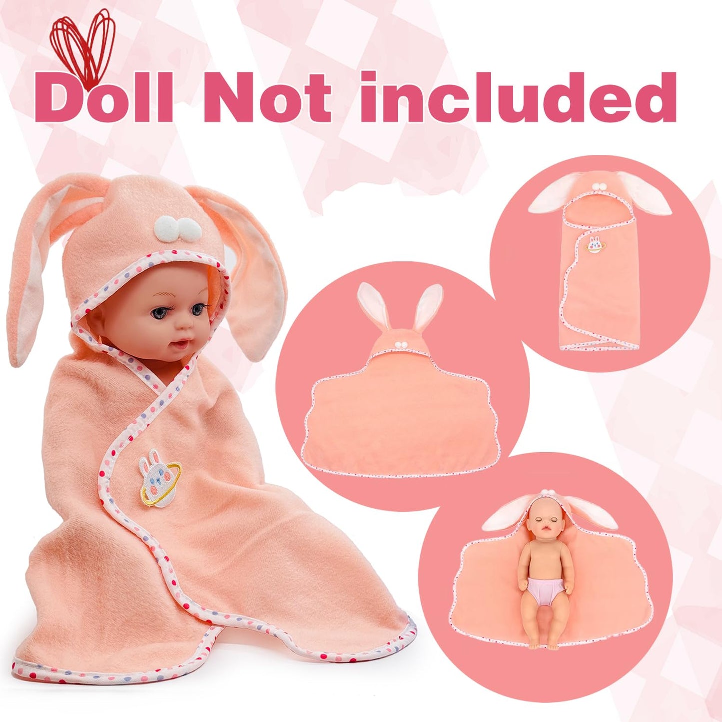 Baby Doll Accessories Magic Bottle Set - 13 Pieces Doll Feeding Pretend Playset With Disappearing Milk & Juice Bottles, Pacifier