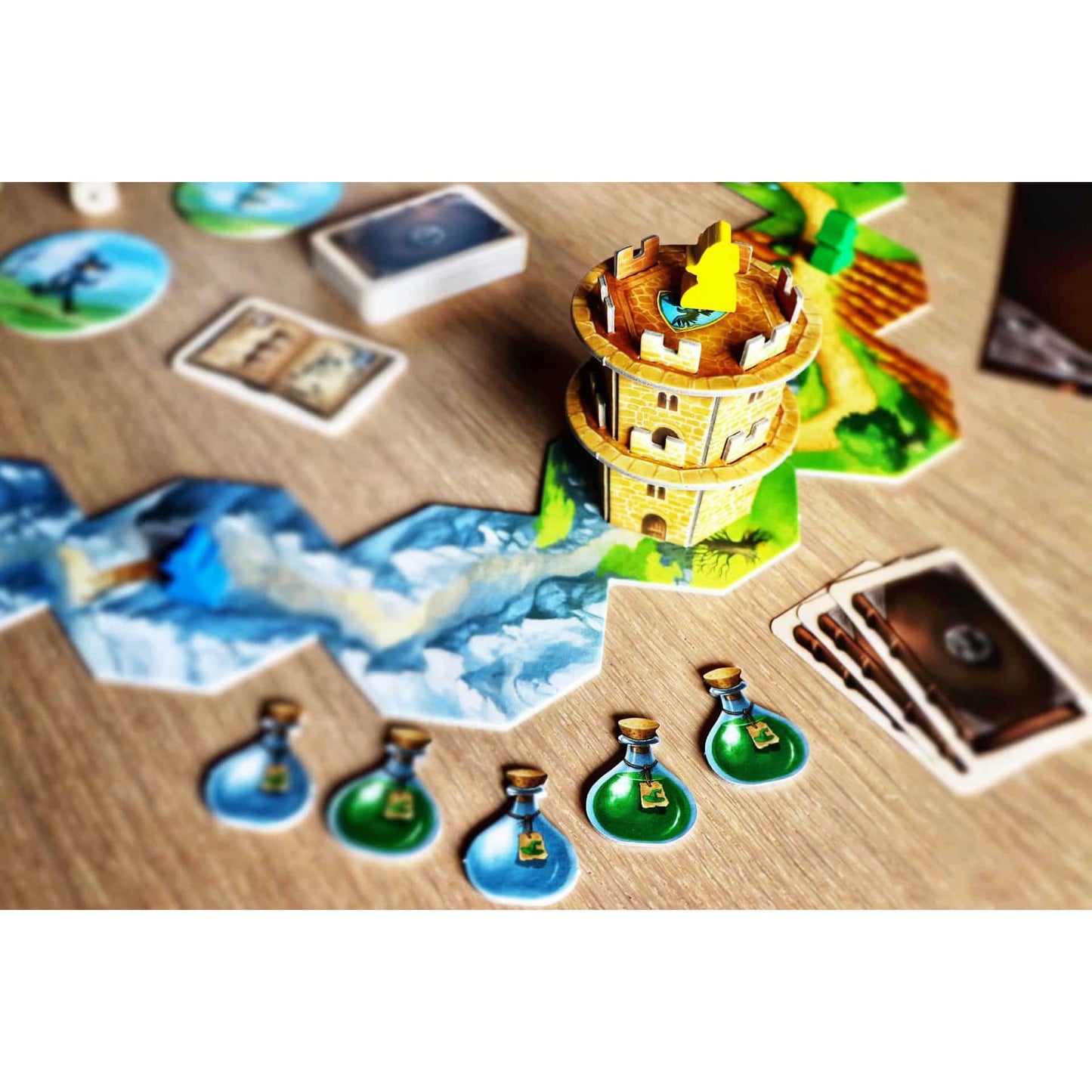 Wandering Towers, Strategy Board Game About Trapping Wizards, Movement, Magic & Spells, Fun Family Games For 6 Players, Ages 10+