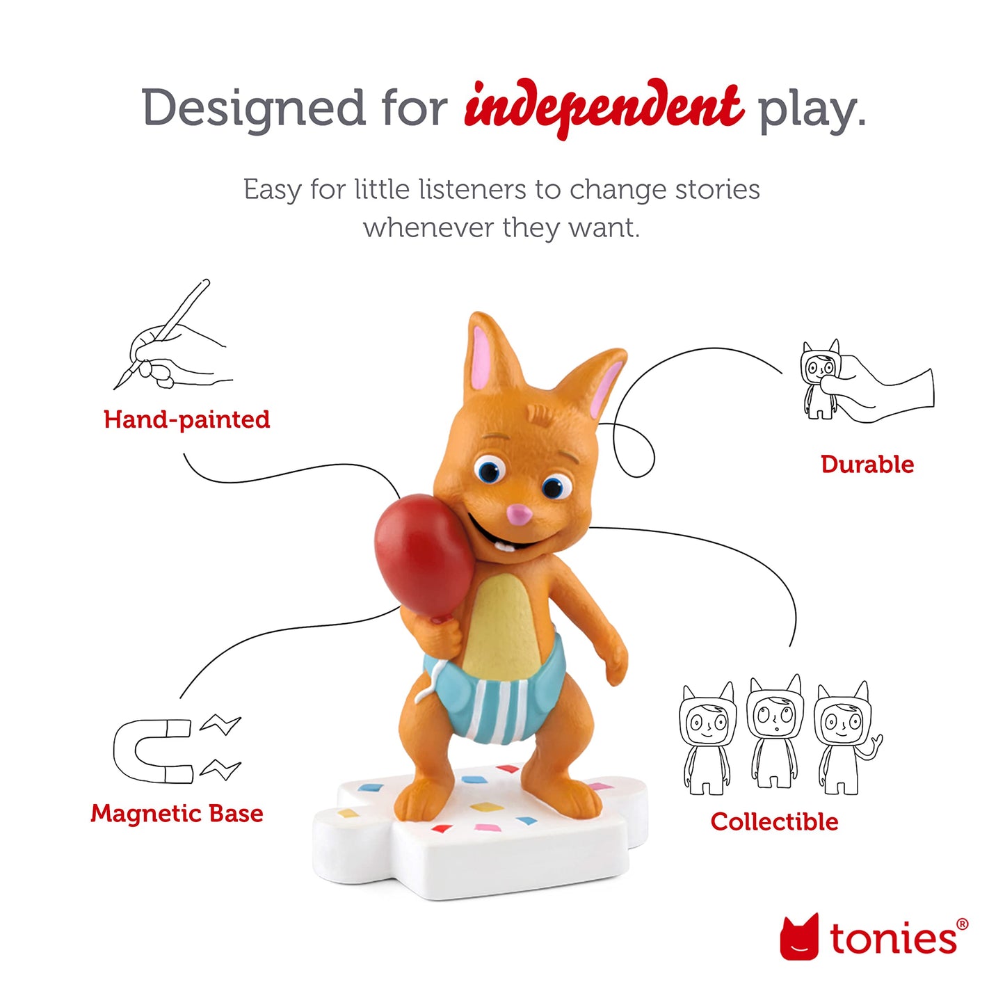 Tonies Kip Audio Toy Figurine From Word Party