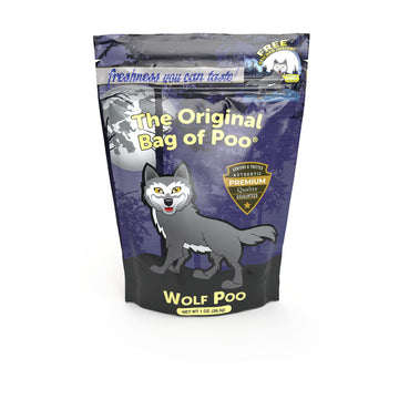 The Original Bag Of Poo, Novelty Cotton Candy Gag Gift (Vanilla Wolf)