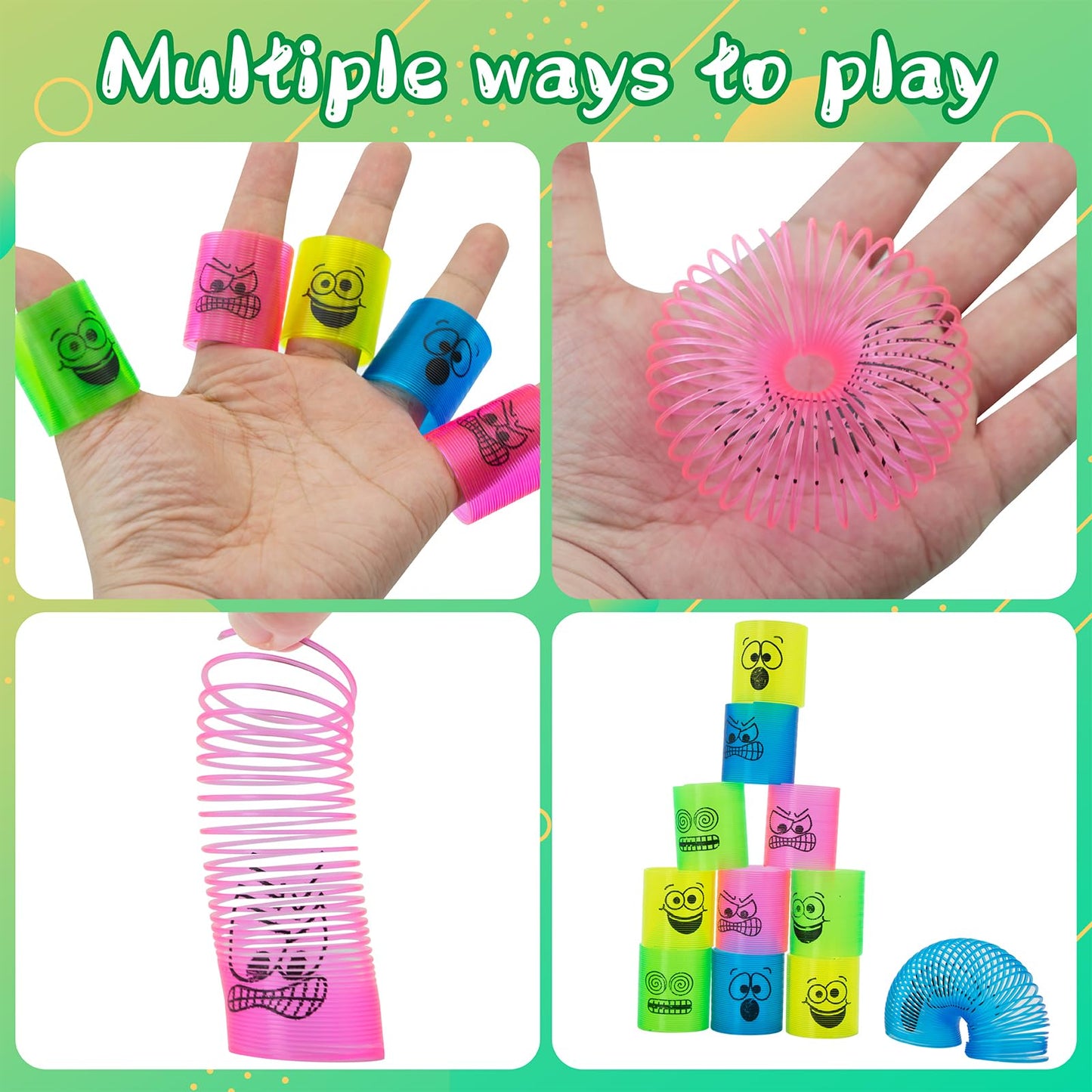 Cocurb 36 Pcs Mini Spring Party Favors For Kids 4 To 8 Birthday Stress Relief Bulk Fidget Goody Bag Stuffers Classroom Prizes Sp