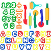 Clay And Play Dough Tools Six Piece Set - Ages 3 & Up Dimrom (47Pcs)