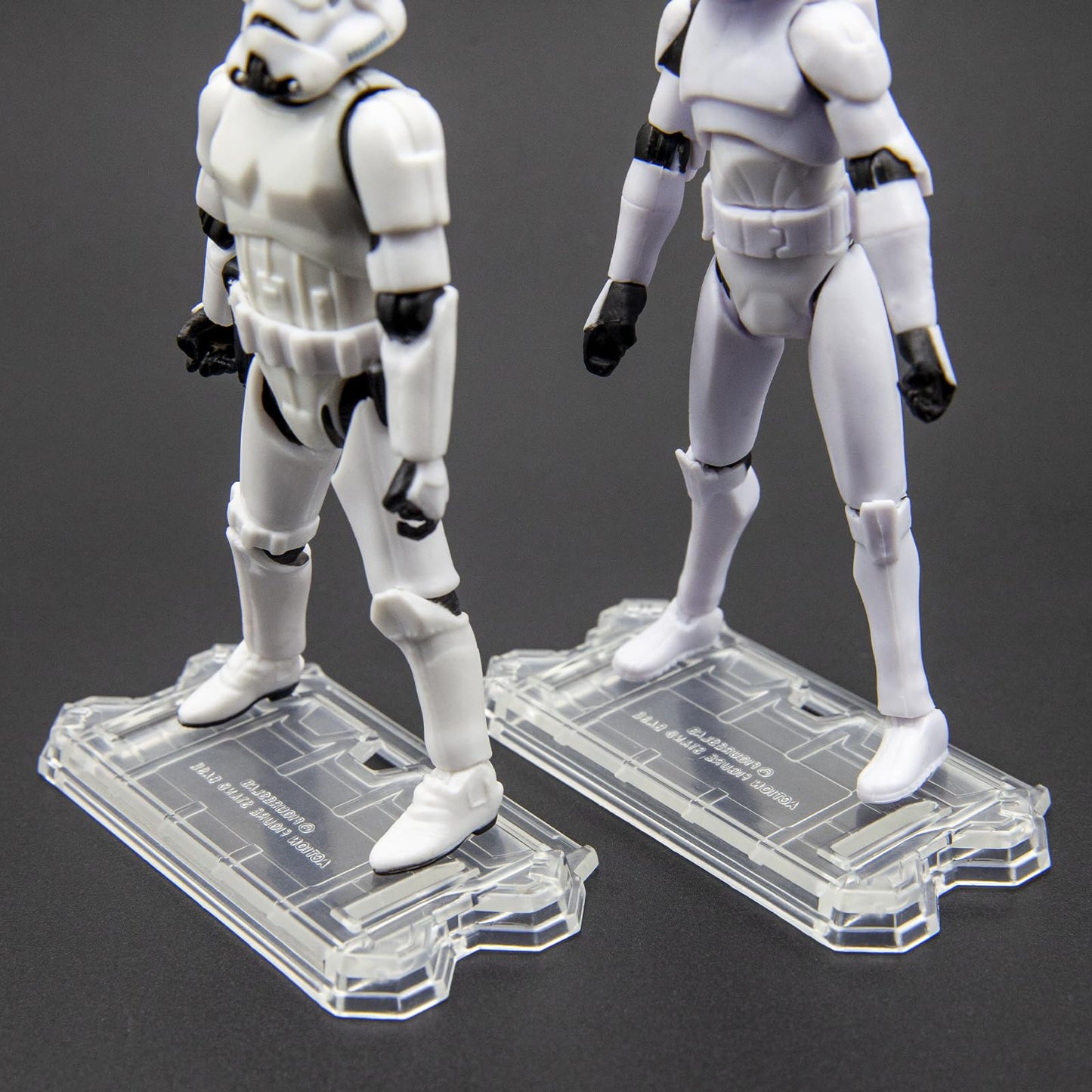 Nc Ebco 30 Pieces Action Figure Display Stands Clear Doll Model Support Stand For 3 75 Inch Action Figures Transparent Action F