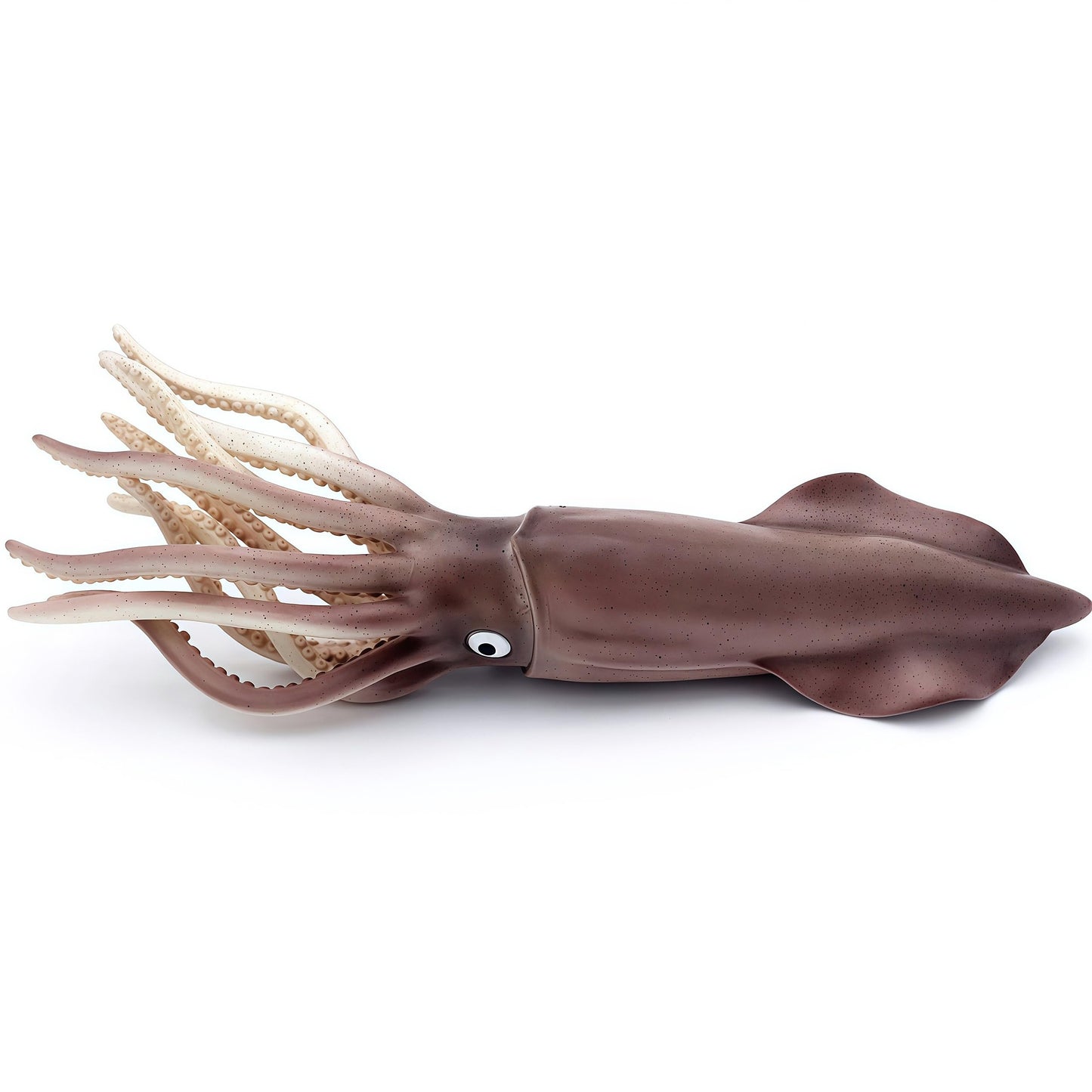 Gemini&Genius Sea Animal Squid Action Figure Toy For Kids, Soft Rubber Realistic Ocean Squid Educational And Role Play Toys For Kids And Collectors, Great Swimming And Bath Figure Toys