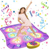 Sunlin Dance Mat Toys For Girls Ages 3-10 | Dance Pad With Led Lights, Adjustable Volume, 9 Built-In Music, 7 Game Modes, 5 Challenge Levels | Christmas Birthday Gifts For 3 4 5 6 7 8+ Years Old Girl