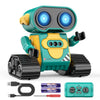 Hamourd Electronic Pets Robot Toys For Boys & Girls, Remote Control Robot Kids Toys, Auto-Demo, Gesture Sensing, And Multiple Eye Light Auto Modes, Flexible Arms, Dance, Music, Boys Toys
